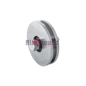 Groefwiel enkel gelagerd met rechte groef 8mm