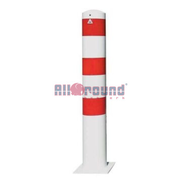 Afzetpaal rond 152 mm - op voetplaat