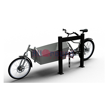 Bakfietsenstandaard – Leunbeugelmodel