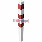 Afzetpaal vierkant 100x100x3mm - voor in beton