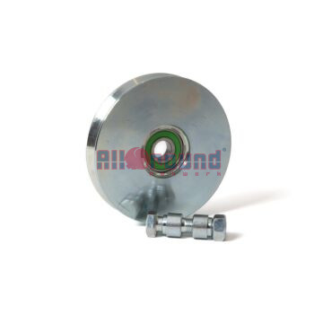 Wiel met V-groef enkel gelagerd-180 mm