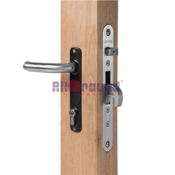 Roestvrijstalen insteekslot voor houten poorten - H-WOOD