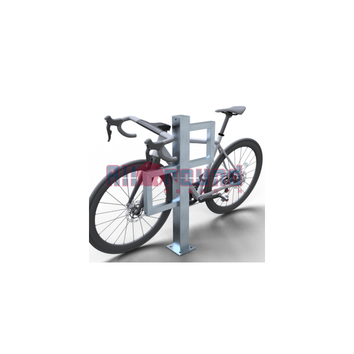 Fietsenrek – Enkelvoudige parkeervoorziening vierkant main product photo