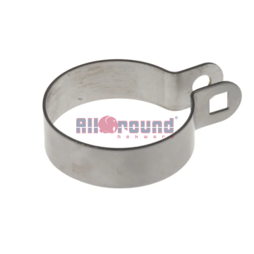 RVS eindbeugel voor hekwerk – rond 42 en 60 mm