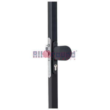 Locinox Krukpaar met afgeronde hoeken in geanodiseerd aluminium met vaste en roterende werking - 3006HOLD