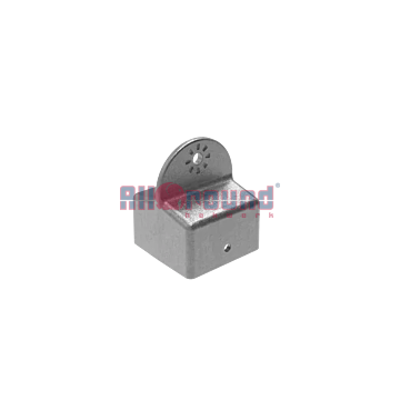 Aluminium paalkop voor modulaire prikkeldraadarm – Ø60, 60x40 en 60x60 mm