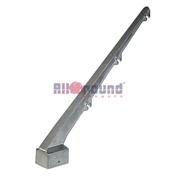 Puntdraadhouder 3-draads 45° 40 x 60 mm voor rechthoekig profiel (koker)