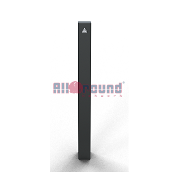 Sierpaal – Vierkante stalen buis 80 x 80 mm met vlakke kop