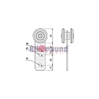 Hangrol 2 wielen 30mm