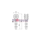 Hangrol 2 nylon wielen