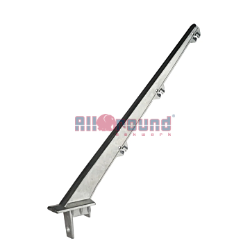 Puntdraadhouder inwendig 3 draads 45° 40 x 60 mm voor rechthoekig profiel (koker)