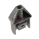 Aluminium Veiligheids Eindverbinder voor 50 mm Kokerprofielen